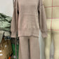 📢🎉50%Rabatt!!!🛍️✨Zweiteiliges Damen-Set aus lockerer Rollkragenpullover und Strickhose - Locker, dick, warm für Herbst und Winter