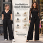 📢🎉50%Rabatt!!!🛍️✨Eleganter Jumpsuit für Damen mit Spitzen-Patchwork und Gürtel