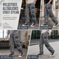 📢🎉50%Rabatt!!!🛍️✨Retro gewaschene Cargo-Jeans mit weitem Bein, Y2K High-Street-Denim-Hose mit Taschen