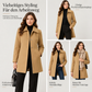 📢🎉50%Rabatt!!!🛍️✨Eleganter mittelalter kariierter Trenchcoat für Damen, vielseitig einsetzbar für Herbst und Winter