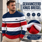 📢🎉50%Rabatt!!!🛍️✨Gestreept shirt met ronde hals en lange mouwen voor heren