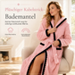 📢🎉50%Rabatt!!!🛍️✨Dicker, langärmeliger Bademantel aus Strickplüsch
