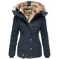 ⭐ 4,9 Sterne – nicht ohne Grund! Damen taillierte gesteppte Jacke mit Kapuze