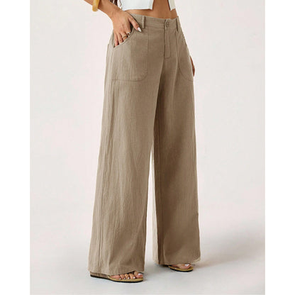 📢🎉50%Rabatt!!!🛍️✨Damen-Casual-Hose mit weitem Bein