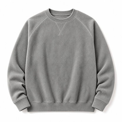 📢🎉50%Rabatt!!!🛍️✨Cord-Basic-Sweatshirt für Herren mit Rundhalsausschnitt und langärmeligem Pullover