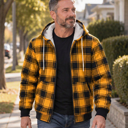 📢🎉50%Rabatt!!!🛍️✨Lässige Herren-Thermojacke mit Kapuze