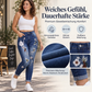 📢🎉50%Rabatt!!!🛍️✨Dehnbare Jeans mit floraler Stickerei und eng anliegender Passform für Damen