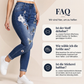 📢🎉50%Rabatt!!!🛍️✨Dehnbare Jeans mit floraler Stickerei und eng anliegender Passform für Damen
