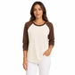 📢🎉50%Rabatt!!!🛍️✨Damen Lockeres Casual Rundhals Langarm T-Shirt Farbblock Pullover Oberteil