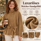 📢🎉50%Rabatt!!!🛍️✨Damenjacke mit Stehkragen und Gürtel – Elegant für jeden Anlass 📦