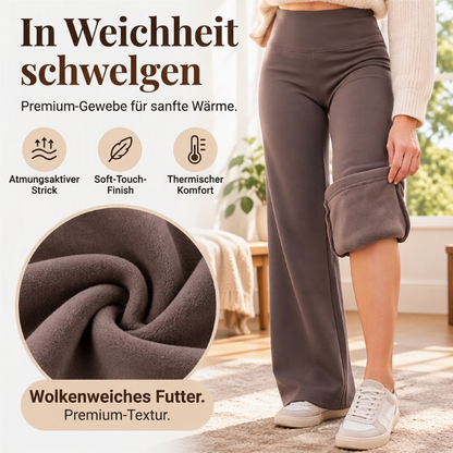 📢🎉50%Rabatt!!!🛍️✨Damen High-Waist Schlaghose mit Plüschfutter
