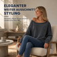 📢🎉50%Rabatt!!!🛍️✨Lockeres Damen-Sweatshirt mit offenen Schultern, Mineralwaschung, übergröß und lässig