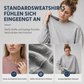 📢🎉50%Rabatt!!!🛍️✨Lockeres Damen-Sweatshirt mit offenen Schultern, Mineralwaschung, übergröß und lässig