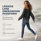 📢🎉50%Rabatt!!!🛍️✨Lockeres Damen-Sweatshirt mit offenen Schultern, Mineralwaschung, übergröß und lässig