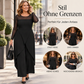 📢🎉50%Rabatt!!!🛍️✨Eleganter Damen-Overall aus Mesh mit langen Ärmeln und Wickeloverlay