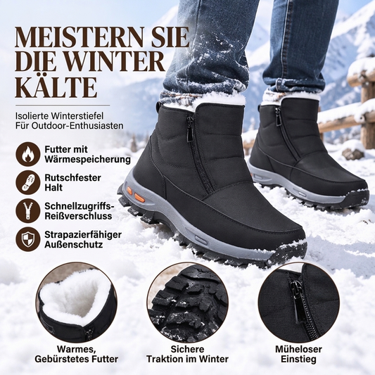📢🎉50%Rabatt!!!🛍️✨Herbst Winter Stiefel Herren warme Plüsch gefüttert wasserdicht Schneestiefel