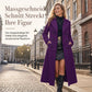 📢🎉50%Rabatt!!!🛍️✨Langer doppelreihiger strukturierter Mantel für Damen, elegante Business-Outdoor-Bekleidung