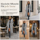 📢🎉50%Rabatt!!!🛍️✨Langer doppelreihiger strukturierter Mantel für Damen, elegante Business-Outdoor-Bekleidung