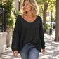 📢🖤Black-Friday-Aktion – 50 % Rabatt!!!🖤✨Damen Übergröße V-Ausschnitt Strickpullover