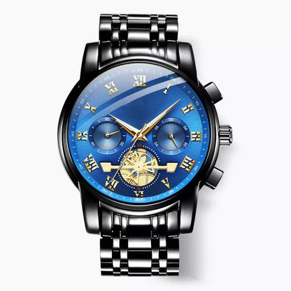 Jam Tangan Kuarsa Dodecagon Desain Mewah Jam Tangan Pria Multifungsi Baru